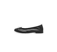 Tamaris Bailarina para mujer 22116-41 Piel cómoda Negro 36