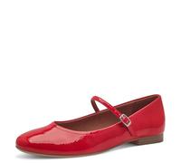 Tamaris Bailarinas para Mujer 1-22122-42, Color Rojo, 36 EU, Patente Rojo., 36 EU