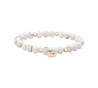 Tamaris Berads Bracelet - Pulsera con bolas de metal, acero inoxidable IP y oro rosa