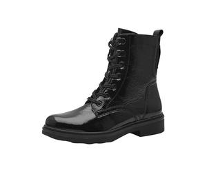Tamaris - Bota de encaje para mujer Comfort 8-85107-43, Patente negro, 39 EU Large