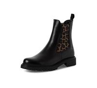 Tamaris Botas Chelsea caramelo / negro, Talla 37