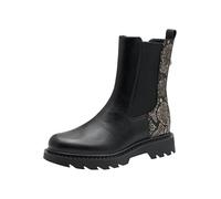 Tamaris Botas Chelsea para Mujer 1-25411-45, Black Snake, Talla 36 EU, Negro Serpiente, 36 EU