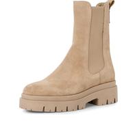 Tamaris Botas Chelsea para mujer 1-25992-41, color beige gamuza, 42 EU, Beige Suede, 42 EU