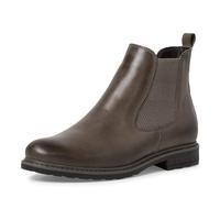 Tamaris Botas Chelsea para mujer, botines para mujer, Cuero gris, 36 EU
