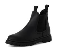Tamaris Botas Chelsea de piel 25829-43 Plantilla intercambiable, Forro cómodo, Negro 39