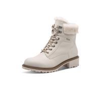 Tamaris Botas con cordones crema 37 crema