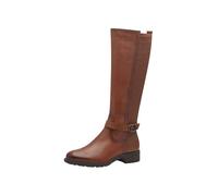 Tamaris Botas de Caña Larga para Mujer, Cómodas, Coñac, 38 EU