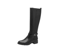 Tamaris Botas 25618-43 de caña larga para mujer, cómodas, negro 38