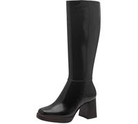 Tamaris Botas de Caña Larga para Mujer, Veganas, Negro, 37 EU