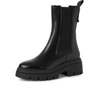 Tamaris Botas de cuero para mujer, piel negra, 40 EU