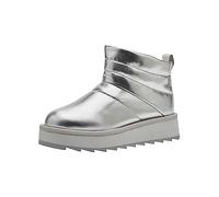 Tamaris Botas de invierno para mujer, con forro cálido, plata, 37 EU