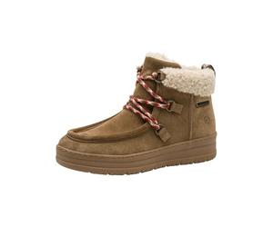 Tamaris Botas de nieve Comfort WL Lace Boot Duo-tex para mujer, capuchino, talla 40 EU, cappuccino, 40 EU
