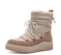 Tamaris Botas de Nieve Forradas para Mujer Comfort con Tex, Moda, Beige, 40 EU
