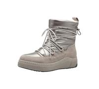 Tamaris Botas de Nieve Forradas para Mujer Comfort con Tex, Moda, Lt Grey Silver, 36 EU