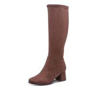 Tamaris Botas de tacón Largo para Mujer, Color Castillo, Talla 41 EU, marrón, 41 EU