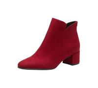 Tamaris Botas de tacón para mujer 1-25354-43 Tobillo, rojo, 5 UK, Red, 38 EU