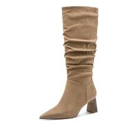 Tamaris Botas largas de tacón para mujer, 1-25507-45, color beige, talla 39 EU, beige, 39 EU