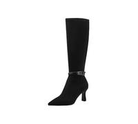 Tamaris Botas largas de tacón para mujer, 1-25516-45, color negro, talla 41 EU, Negro, 41 EU