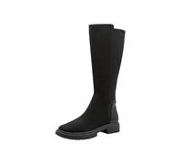 Tamaris Botas largas para mujer Comfort Flat WarmInsole+TEX hasta la rodilla, negro, talla 41 EU, Negro, 41 EU