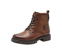 TAMARIS Botas planas de media longitud para mujer, color coñac, talla 39 EU, coñac, 39 EU