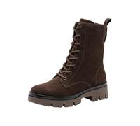 TAMARIS Botas planas de media longitud para mujer, de ante moca, talla 38 EU, Mocca Suede, 38 EU
