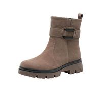 TAMARIS Botas planas de media longitud para mujer, de ante pepper, talla 38 EU, Pepper Suede, 38 EU
