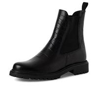 Tamaris Botas Planas para Mujer, Black Croco, 41 EU