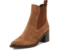 Tamaris Botas planas para mujer, marrón, 36 EU