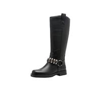 Tamaris Botas planas para mujer, Negro, 39 EU
