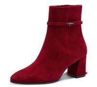 Tamaris Botín para mujer con tacón 1-25336-43, color rojo, talla 39 EU, rojo, 39 EU