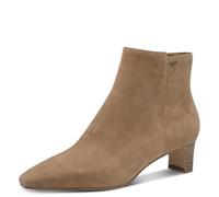 Tamaris Botín para mujer con tacón de embudo, color marrón, 39