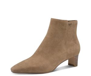 Tamaris Botín para mujer con tacón de embudo, color marrón, 39