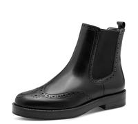 Tamaris Damen Boot Flat 1-25338-45, Botas Cortas al Tobillo Mujer, Negro, 38 EU