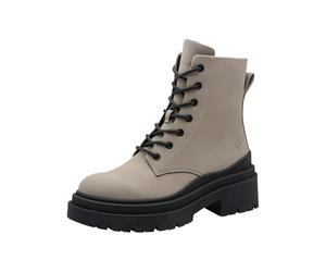 Tamaris Botín plano para mujer de encaje 1-25229-45, color topo, talla 39 EU, pardo, 39 EU