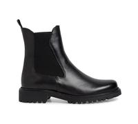 Tamaris - Botines Chelsea Clásicos de Cuero Negro - Shoes - Mujer - Negro - 38 EU -