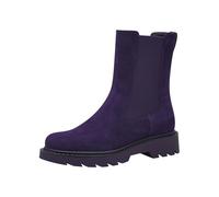 Tamaris Botines Chelsea para Mujer, Piel, Cómodos, Morado, 38 EU