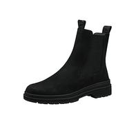 Tamaris Botines Chelsea para Mujer, Piel, Cómodos, Negro, 38 EU