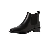 Tamaris Botines Chelsea para Mujer, Piel, Negro, 37 EU