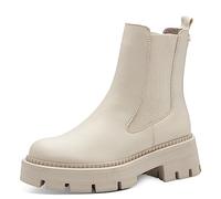 Tamaris Botines Chelsea Veganos para Mujer, Beige, 40 EU
