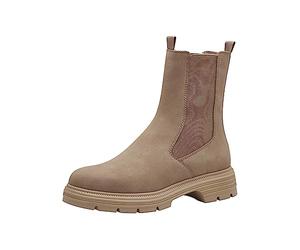 Tamaris Botines Chelsea Veganos para Mujer, Camello, 38 EU