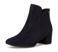 Tamaris Botines Con Tacón Cuadrado para Mujer, Textiles, Azul Marino, Veganos, 41 EU