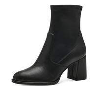 Tamaris Botines Con Tacón Cuadrado para Mujer, Veganos, Negro, 36 EU