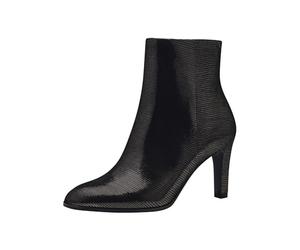 Tamaris Botines Con Tacón de Embudo para Mujer, Textiles, Peltre Estructura, Veganos, 41 EU