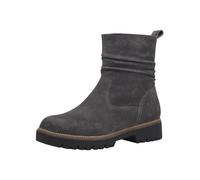 Tamaris Botines de Tacón para Mujer, Cómodos, Gris Oscuro, Piel, 37 EU