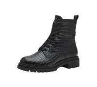 Tamaris Botines de Tacón para Mujer, Cómodos, Negro Cocodrilo, Piel, 40 EU