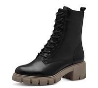Tamaris Botines de Tacón para Mujer, Cómodos, Negro Combinado, 40 EU
