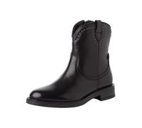 Tamaris Botines de Tacón para Mujer, Cómodos, Negro, Piel, 39 EU