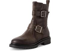 Tamaris Botines de Tacón para Mujer, Piel, Cómodos, Puro, 41 EU