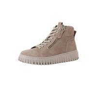 Tamaris Botines de Tacón para Mujer, Plantilla Extraíble, Gris, Piel, 38 EU