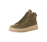 Tamaris Botines de Tacón para Mujer, Plantilla Extraíble, Oliva, Piel, 37 EU